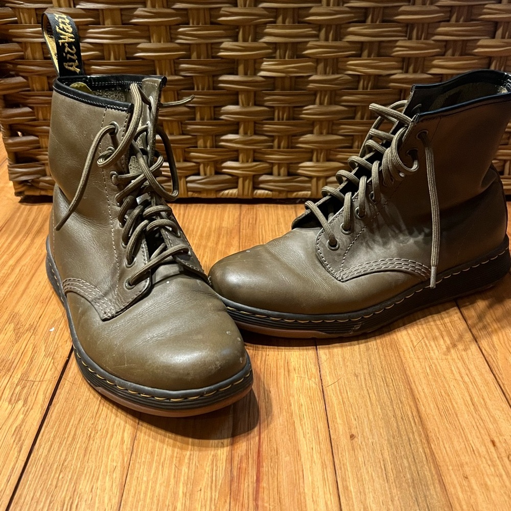 Army Green Doc Martens